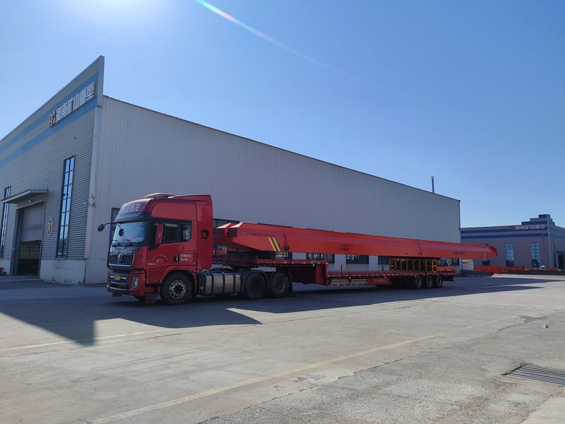 電動單梁起重機  2臺 LD3t—26.85m 制作完成，發往江蘇交付客戶使用